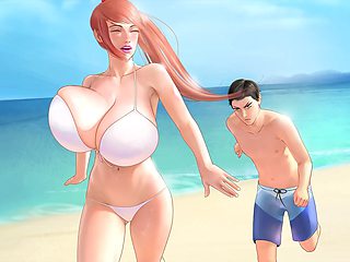 Beach sex with Samantha and Sarah breast Milking lactation outside seaside - Prince of Suburbia Chapter 28