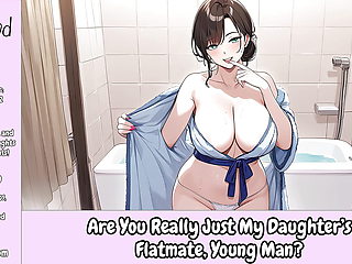 Are You Really Just My Daughter's Flatmate, Young Man? - Erotic Audio For Men