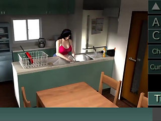Cheating JAV Housewife Seduces Repairman and Fucks Him While on Phone with Her Husband!!