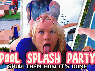 Pool Splash Party with Sabien Demonia