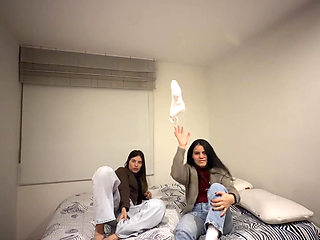 We Had Fun Playing in Bed to Jump