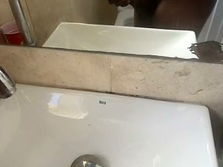 One in the bathroom