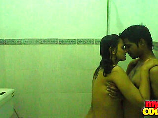 Desi Couple Making Love While Taking Early Morning Shower
