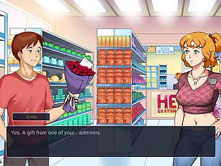 EroticGamesNCs Cartoon MILF Roommate Pounds Cucumber Deep in Kitchen with Intense M