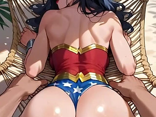 Wonder Woman With Her Big Tits And Perfect Body Gets Fucked After Saving Her Husband