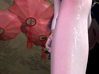 3D Horny Slut Babe Cheating with Big Dick Stranger