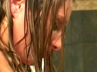 Blonde MILF Drains Thick Cock in Steamy Shower