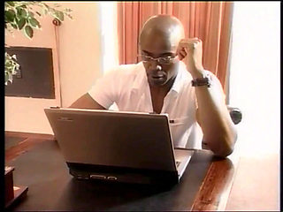 Threesome fucking big cock sucking