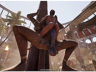 The Ancient Statue Woke Up And Began To Pound Lara In All Her Holes, Filling Her With Sperm. 3d Hentai Game. Part 1 - Car Toon
