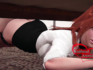 Step Mom Stuck and Fucked Under the Bed