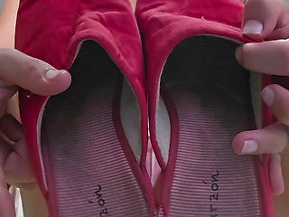 Slippers Zapatillas Modeling and Squirting