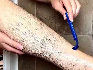 Flexible foot fetish masturbating with feet and hands