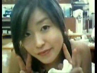 Cute Korean accepts the offer to be fingered in her hairy twat