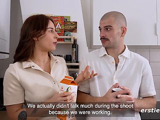 Teasing French Couple Venus and Martin Prepare for Truth or Tease Challenge Part 1