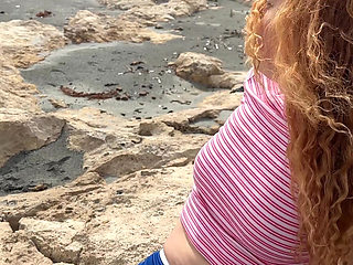 Enjoying Dark Sand Playa, Collecting Shells