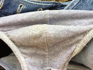 Close up Dirty Cock and Dirty Underwear Jerking off