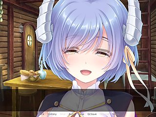 Busty characters in manga porn featuring runaway demon bride