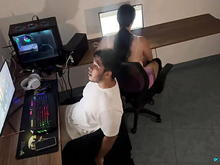 Office Mates Fuck Hard All Night - Squirting Anal & Big Tits Blowjob