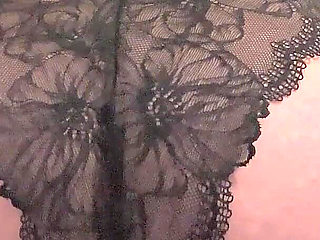 Bedtime Farts in Black Lingerie