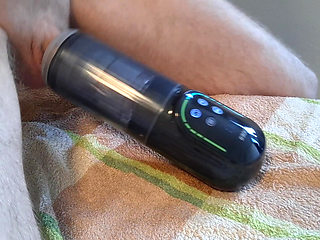 New Toy! Sucking, Vibrating and Rotating Masturbator. Unboxing and first try.