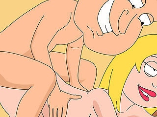 American Stepdad Francine Fucked by Glenn Family Guy
