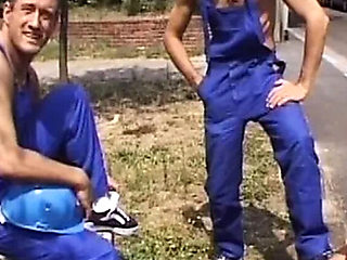 Petite French Redhead Double Penetration Threesome - Hardcore DP Fuck