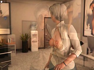 Steamy visual novel and manga-based anime action