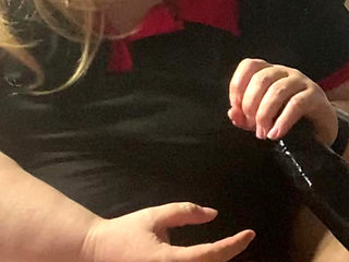 British Blonde Milf gets wild with Huge BBC. Naughty play