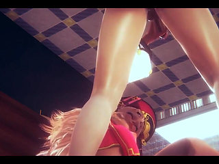 Genshin Impact Hentai - Yangfei Handjob and Fucked - Japanese Asian Manga Anime Film Game Porn