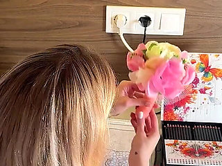 Amazingly Beautiful Hot Blonde with Nice Legs and Hairy Pussy Takes Her Lace Panties off to Show Bottom Camera