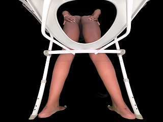 Janitors Fantasy Vol. 5 - Ebony Toilet POV & Fart [re-mastered]