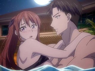 After a Hot Grill Party with Friends, the Pool Became Our Playground of Desire (Hentai Sex)