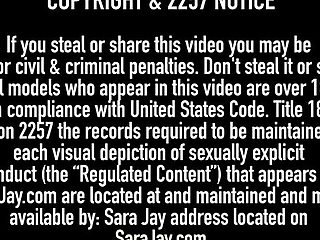 Watch playful Sara Jay's movie