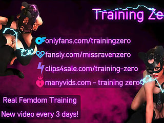 Tease & Denial: Training Zero's Fake Chastity Cumshot Release with Tantaly Sex Doll