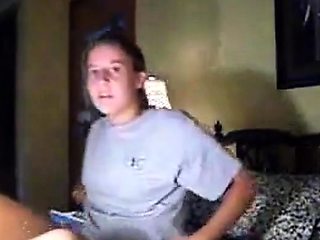 Thick Amateur Cutie Fingers Herself on Webcam