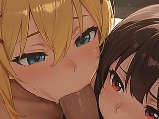 Kazuma Fucks Megumin and Darkness in Konosuba Ai