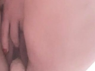 Close up pussy gape and toy