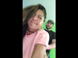 Island slut fucks ex boyfriend at a hotel while husband calls looking for her