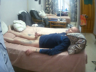 My stepmom interrupted my hand job, gave me a deep blowjob and swallowed my cum