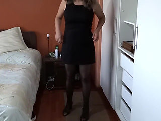 I dress to go to work but my husband asks me to show off to masturbate