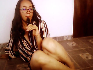 Horny Reporter Makes You a Report About Sex JOI