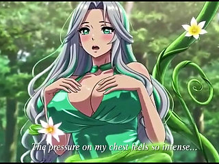 Sensual Forest Fantasy Vines Squeeze Her Big Boobs and Hips