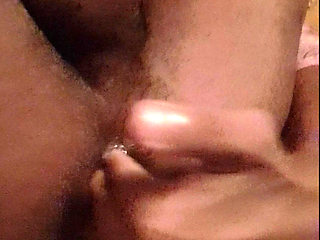 Desi Shemale put all finger on her ass hole