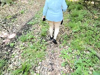 Public BDSM Training: Outdoor Vagina Slapping Session for World Record Part 5