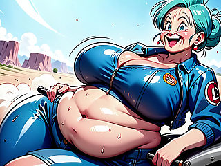 Bulma Fanart Inspired BBW Digital Art Set