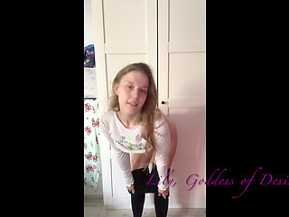 Shy but Very Sexual Girl Does a Striptease