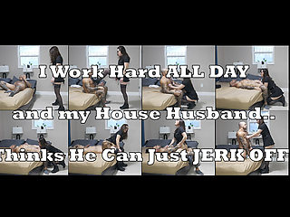 Caught My House Husband Jerking off - Oh Hell No
