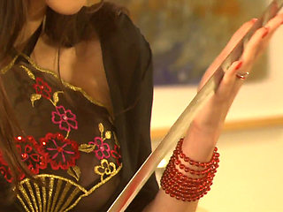 Sexy and busty brunette gets fucked by a tattooed dude