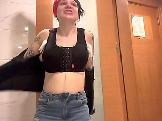 First Shower After Boob Job - Drains Out, Swollen & Bruised