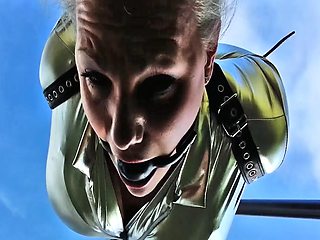 Outdoor whipping of blonde wife in hardcore public